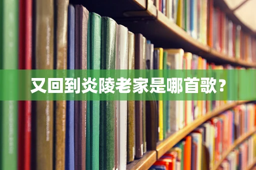 又回到炎陵老家是哪首歌？